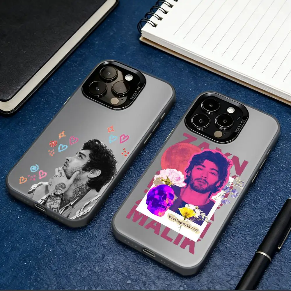 

Z-Zayn M-Malik singer Phone Case For iPhone 17,16,15,14,13,12,11 Plus,Pro Max,XS,Colorful Silver Phone case Funda Cover
