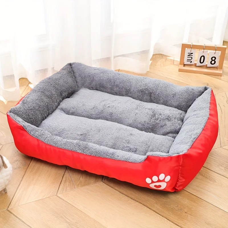 Plush Comfort Dog Bed Mat: Non-Slip, Machine Washable, Multiple Sizes for Small to Large Dogs