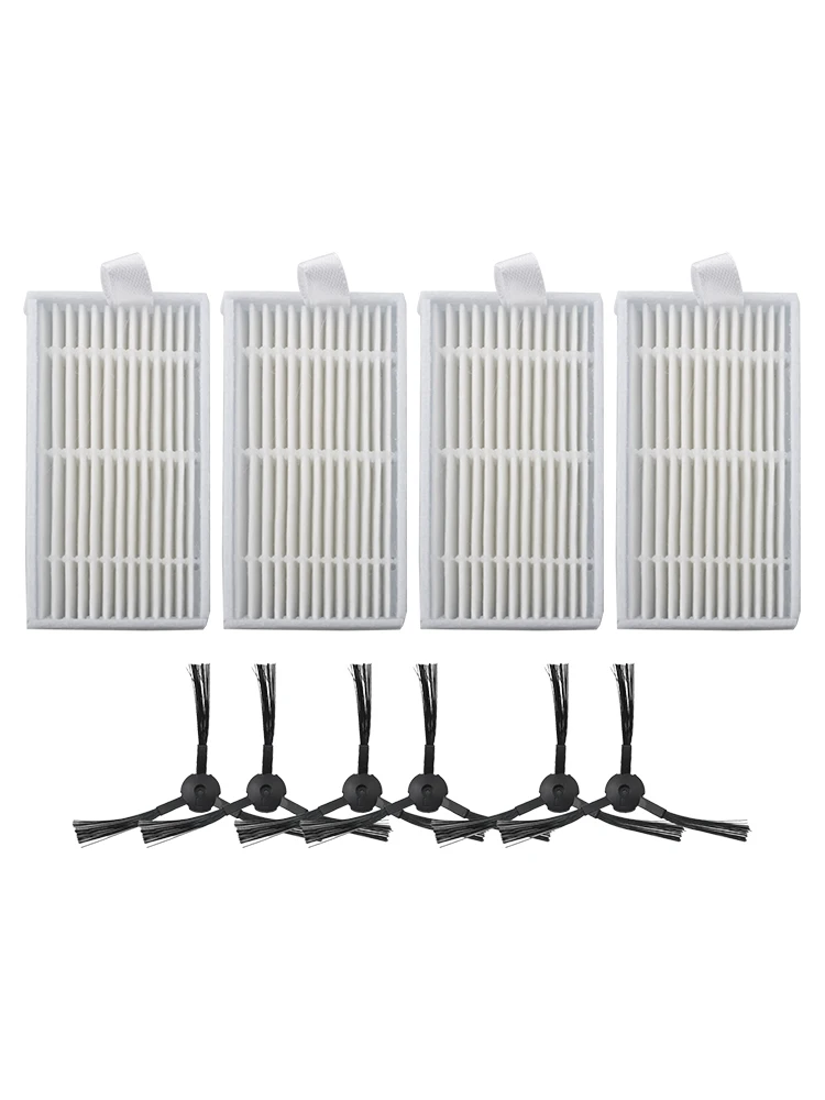 For ILIFE G9 G9PRO V9 V9PRO Side Brush HEPA Filter Kit Nylon Plastic Replacement Parts Deep Corner Cleaning Consumables Set
