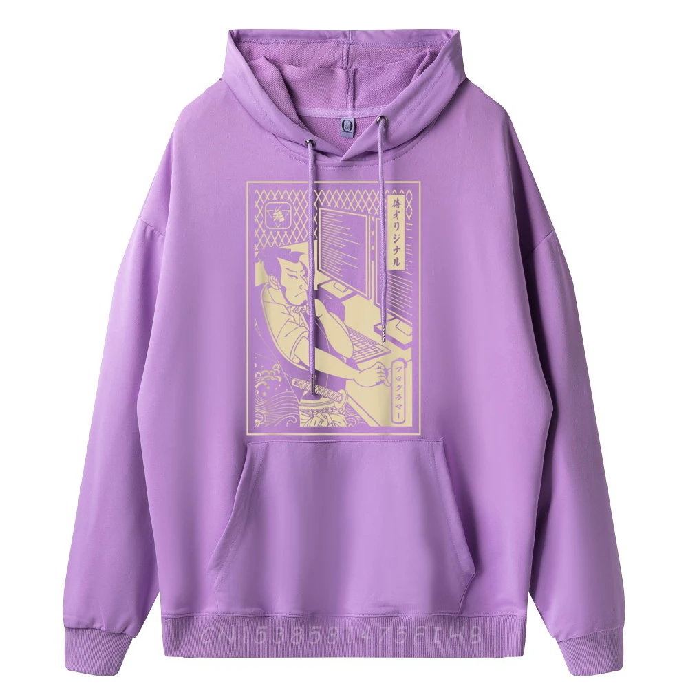Programmer Samurai Warrior Computer Developer Samurai Designer Hoodie Men Woman Winter Luxury Brand