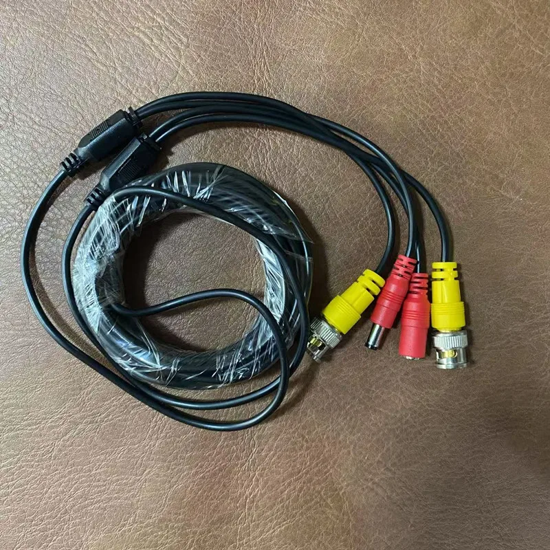 BNC Cable For CVBS CCTV DVR Camera Recorder System Accessories Video Cable DC Power Security Surveillance BNC Extension Cable