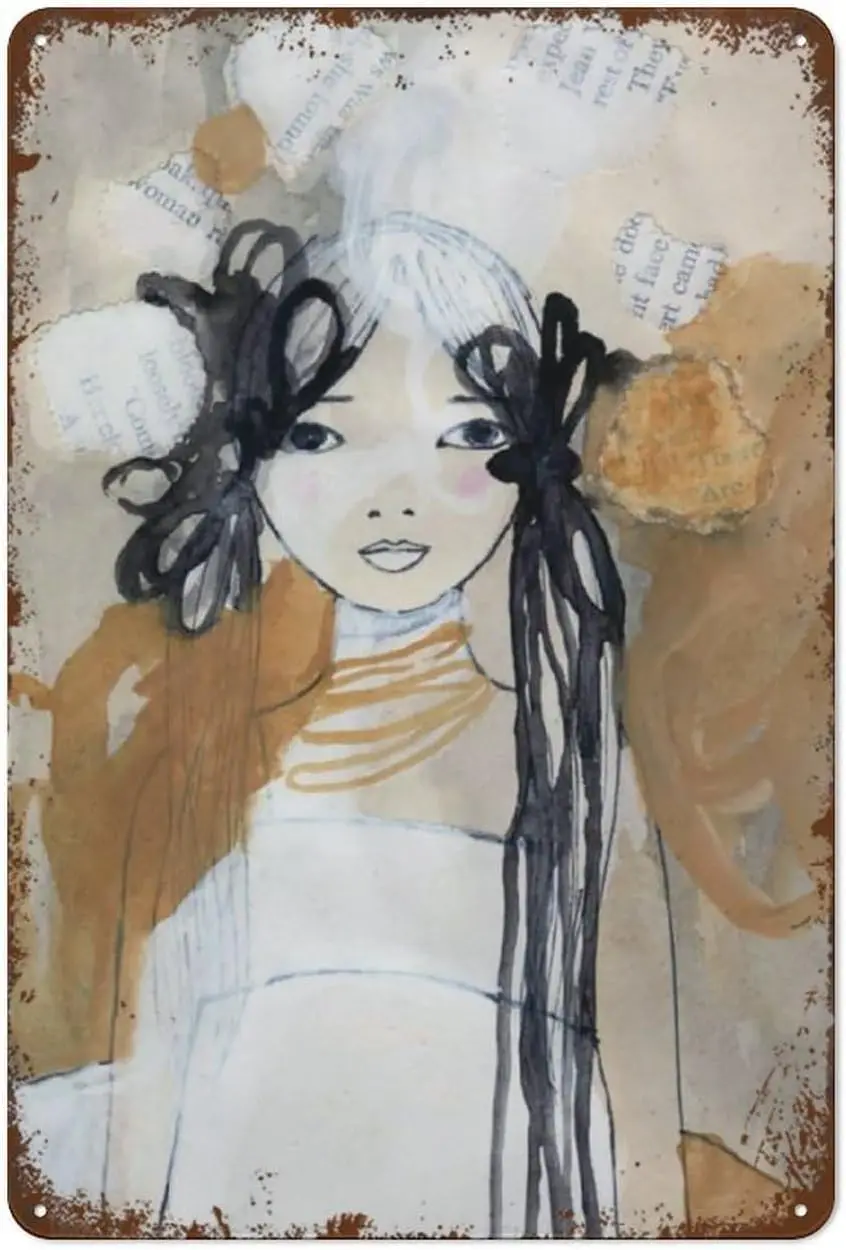 Wild Child Boho Girl Wall Art Birthday Gift for Best Friend Cottagecore Decor Nature Girl Arts and Sciences Office Laborato sign