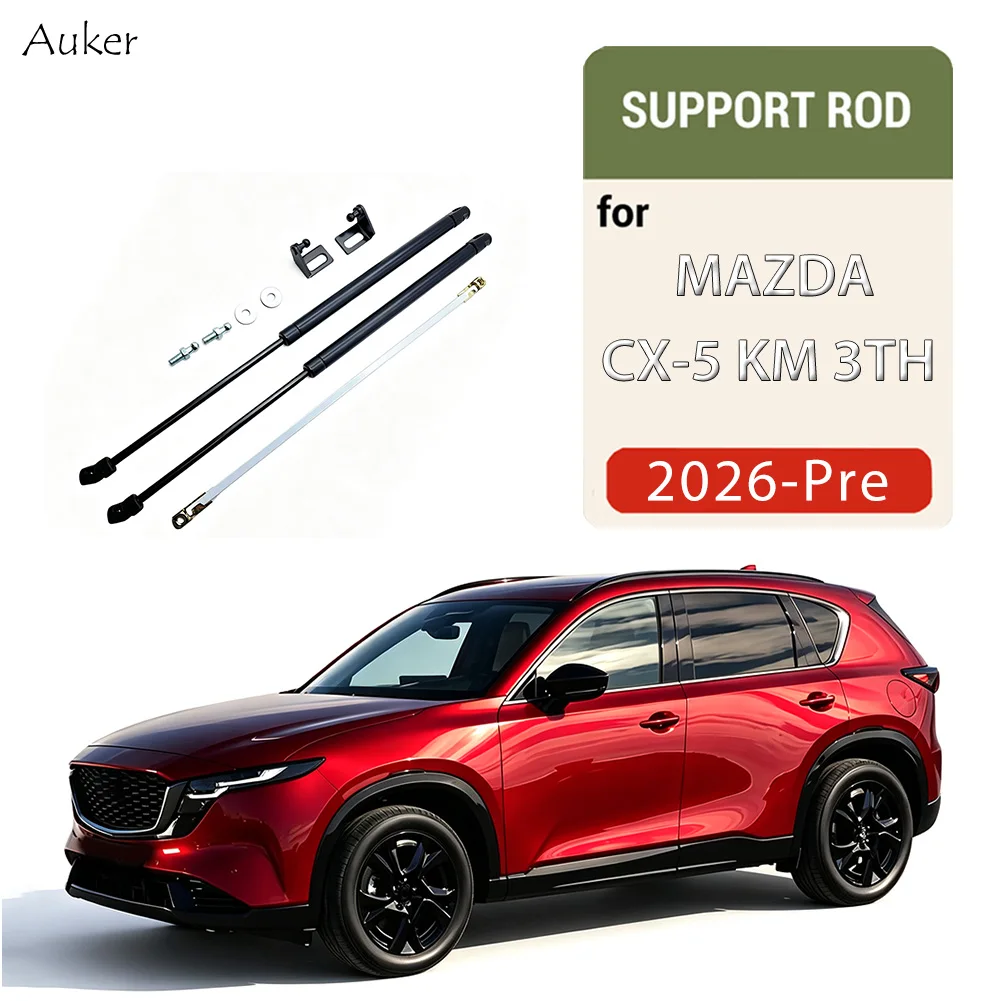 Für Mazda CX-5 KM 3. Generation 2026 2027 2028: Hydraulische Motorhauben-Hebestange, Gasdruckfeder, Stoßdämpfer, Halterung, Styling