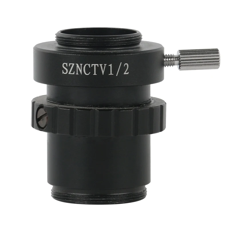 SZN CTV 1/2  Adapter 0.3X C mount Lens + 25MM C CS Simul Focal Ring For Stereo Trinocular Microscope