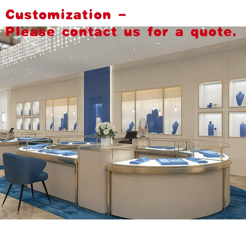 custom.Customized Front Counter Display Stands Luxury Jewelry Kiosk Display Showcase Retail Store Shopping Mall Cabinet Glass Di