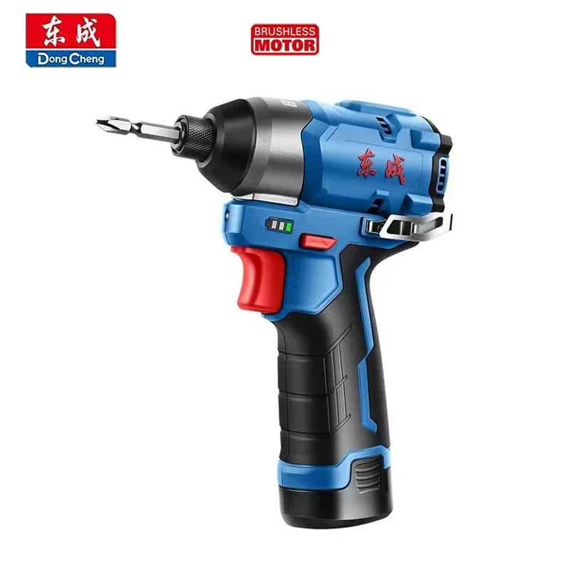 Dongcheng-cordless Impact Screwdriver Recarregável Plataforma Bateria Universal sem Escova 12v 140nm 3300rpm Modos de Trabalho Dcpl04