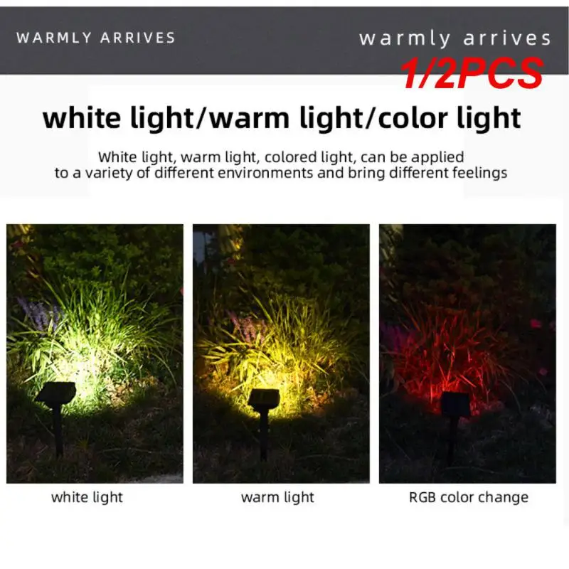 1/2PCS Lawn Lamp Landscape Lighting Waterproof Ground Plug Lawn Landscape Wholesale Garden Decoration Lawn Lights Led Outdoor