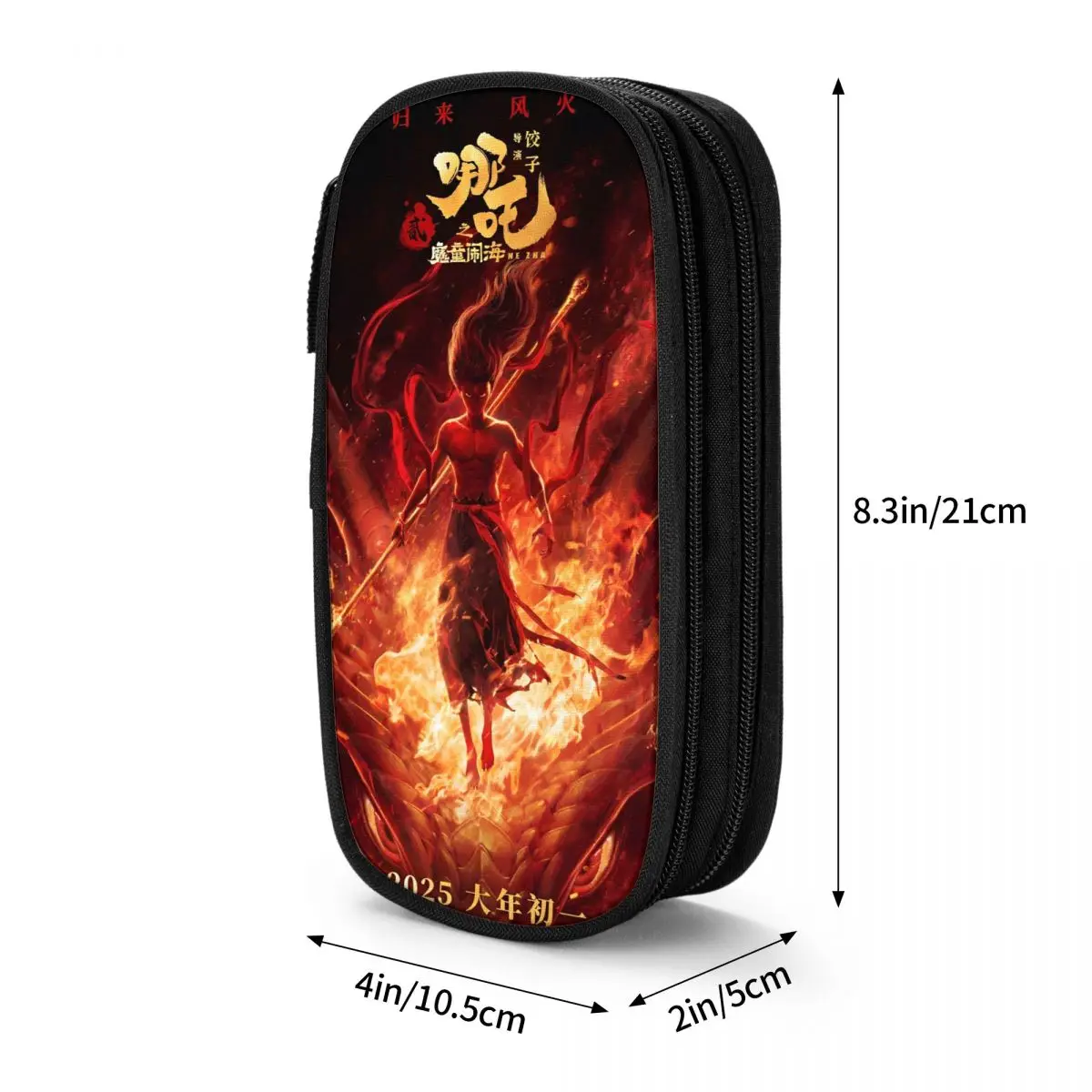 Nezha Nascita Del Demone Astucci per bambini Ne Zha Cartoon Movie Pen Bag Studente Studenti di grande capacità Regali scolastici Astucci