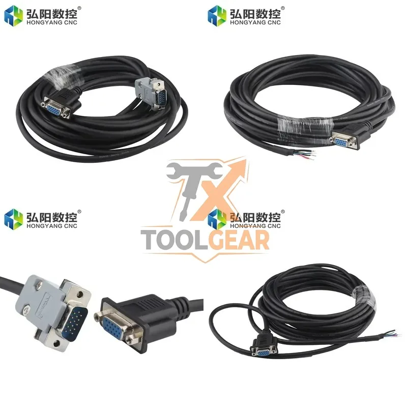 2026China*Factory* Leadshine Encoder Cable 8m 10m 12m Hybrid Servo Driver Extension Cable CNC Milling Machine Motor Driver