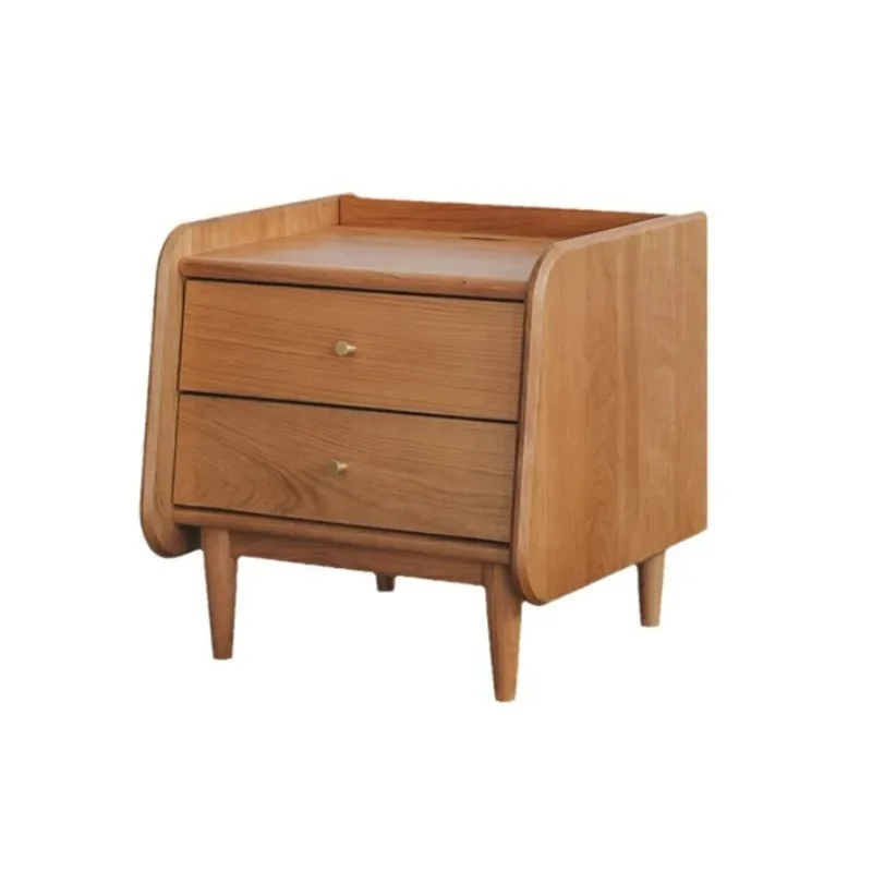 

bedside table, Nordic solid wood bedside table, simple and modern bedroom small apartment storage bedside table