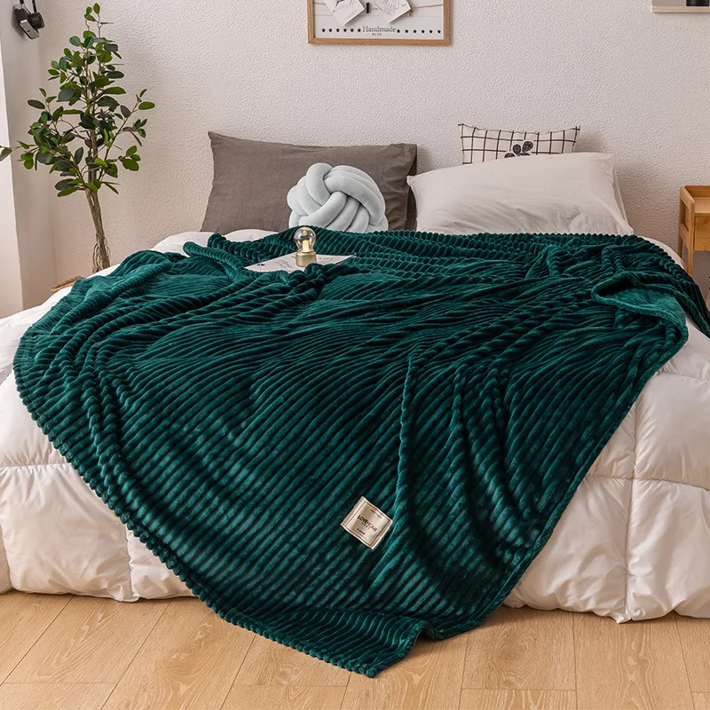 Summer Cooling Thin Blanket Air Conditioning Sofa Bed Cover Queen Quilt Lightweight Portable Single Double Home Travel Comforter