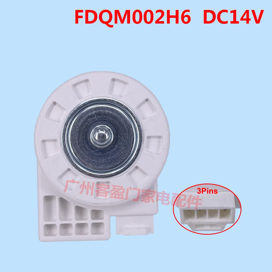 100% new for Fan motor for refrigerator freezer DC14V FDQM002H6 motor