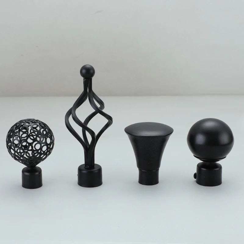 

2 шт., полые железные карнизы, наконечники, колпачки, аксессуары для штор, сменные римские карнизы, головка, украшение для дома