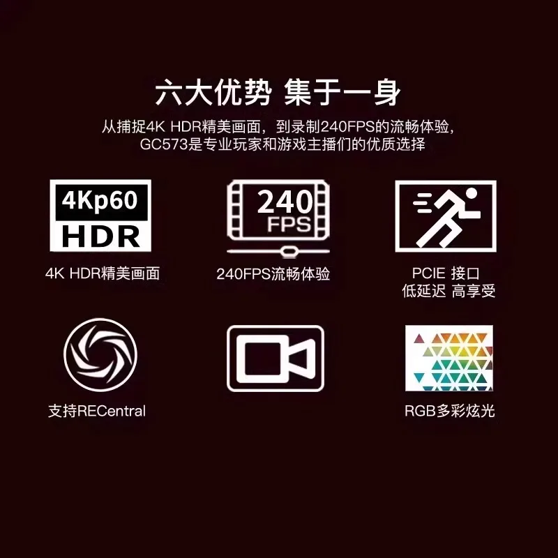 Elgato 4K Pro Video HDMI 2.1 PCIe Capture Card 4K60 Live Recording PS5/Switch/