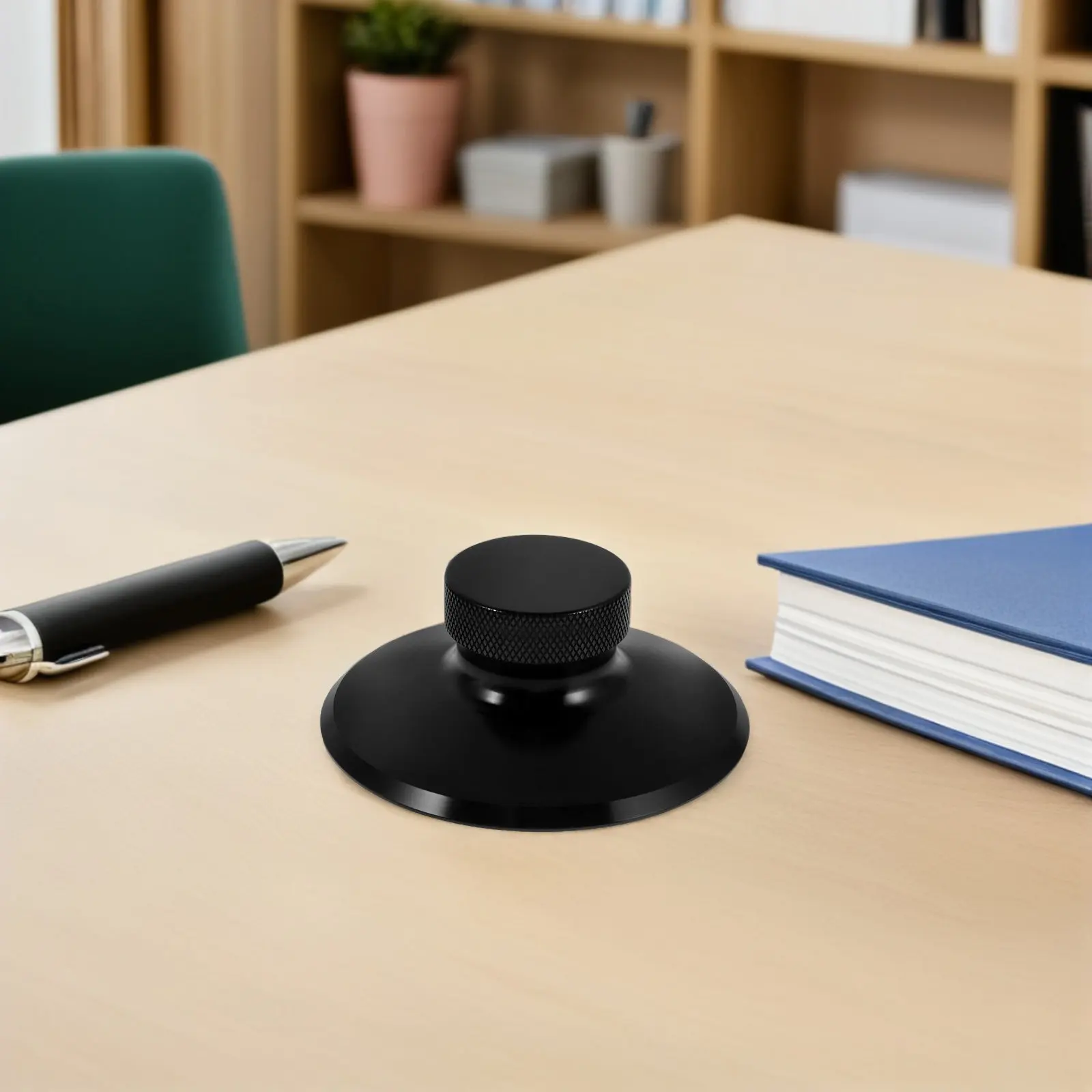 

Алюминиевый утяжелитель для виниловых пластинок, стабилизатор для проигрывателя, аксессуар для граммофона, виброгасящий зажим для винила, черный