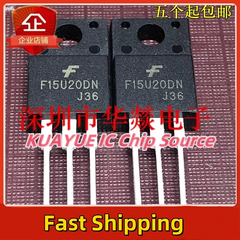 10PCS-30PCS   FFPF15U20DN   F15U20DN  TO-220F    Quality Fast Shipping  In Stock