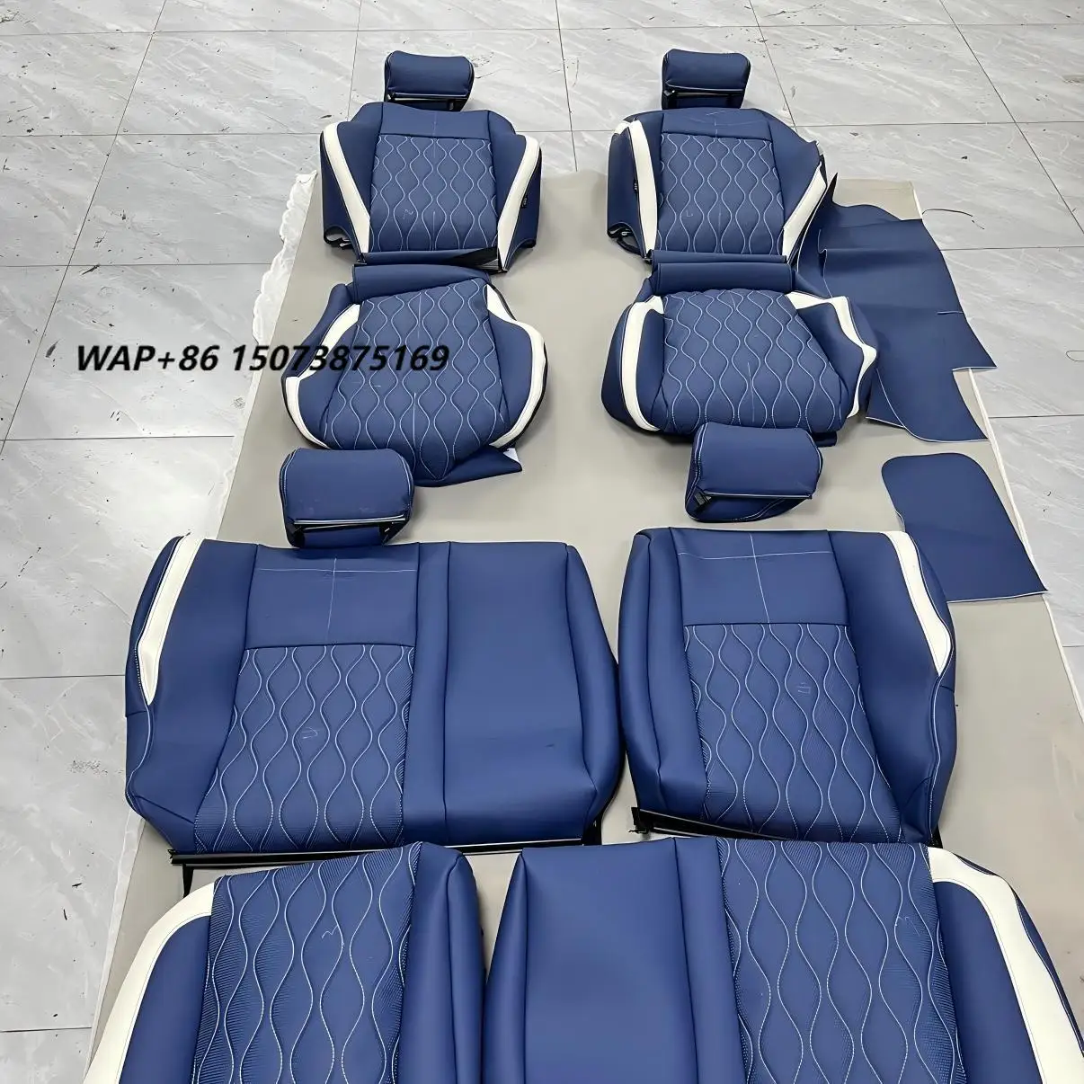 Custom Leather Seat Cover Replacement for California Camper Van T5 T6 T7