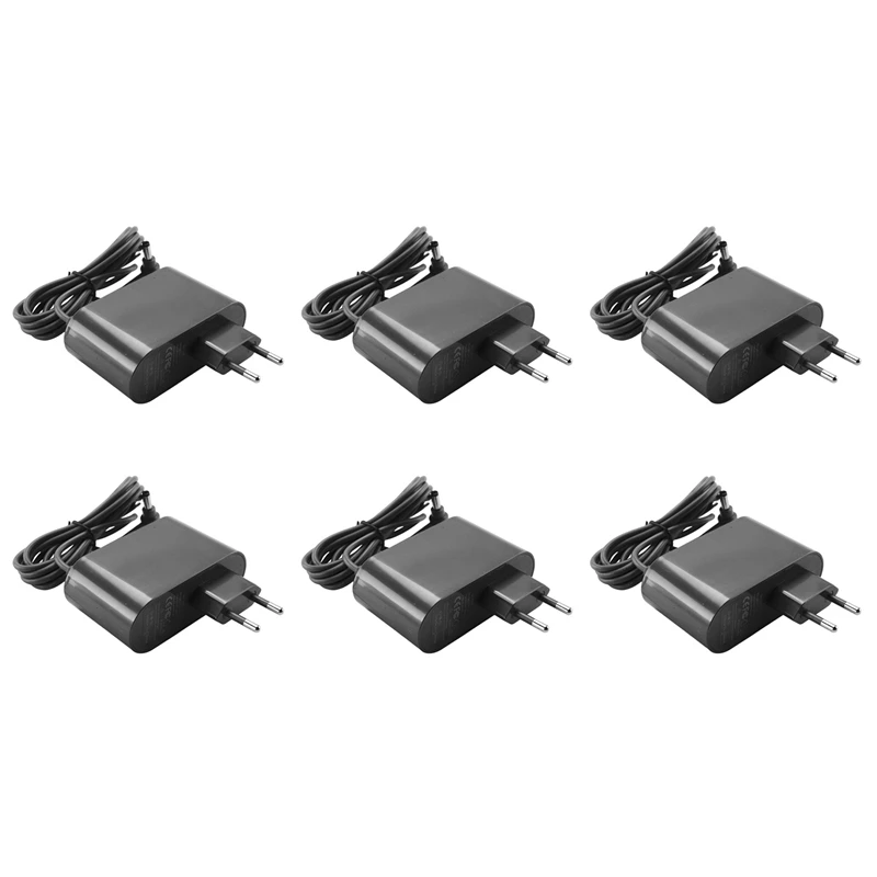 

2025-6X Replacement Charger For Dyson V10 V15 Cordless Vacuum Power Supply 30.45V 1.1A EU Plug