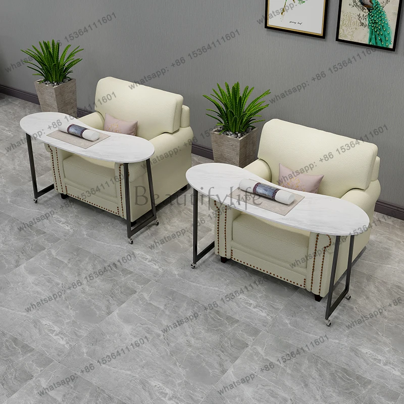 Portable Mobile Nail Desk Modern Minimalist Premium Unique Nail Desk Glamour Italian Table Manucure Nail Salon Furniture