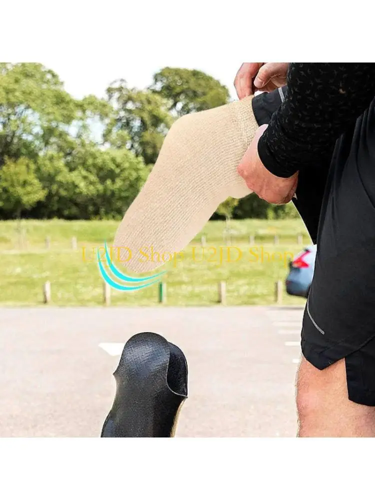U2JD Breathable Anti Chafing Gel Prosthetic Liner Lower Limb Amputation Stump Sock