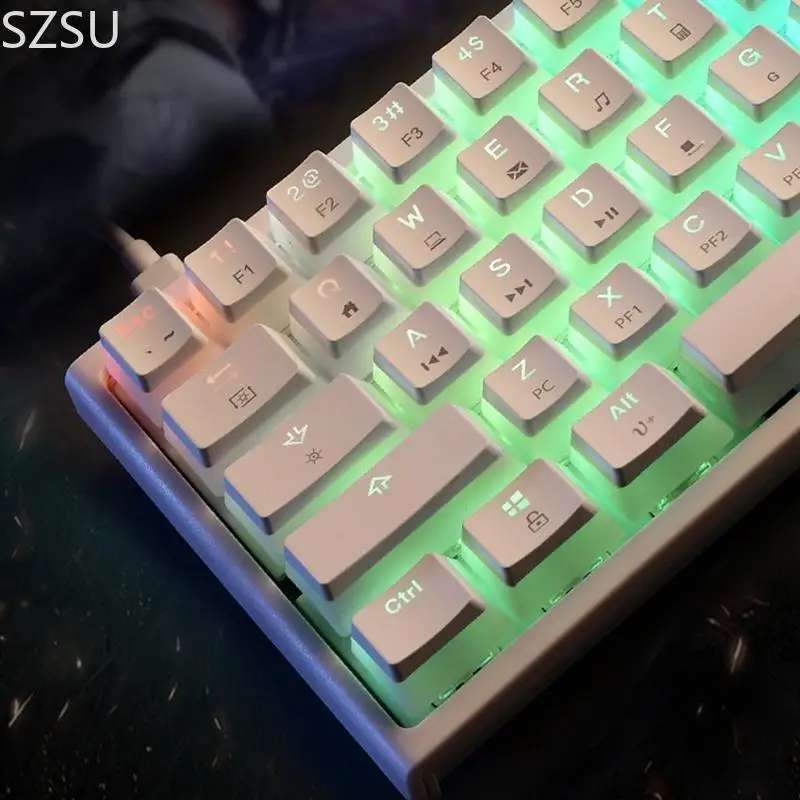 SZSU MK25 MINI 60 ٪ COMPACT 61 مفتاح لوحة المفاتيح لوحة المفاتيح للماء للكمبيوتر الشخصي/ل Gamer