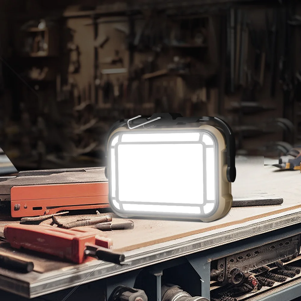 

Solar Work Light Portable Work Light USB Charging Car Repairing Lamp 3600mAh Power Display for Construction Site Garage Workshop