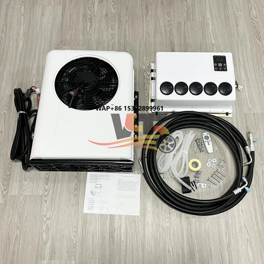 12 Volt 24 Volt Truck Car Split Truck Parking Air Conditioner Semi Battery Powered Electric AC System for Truck