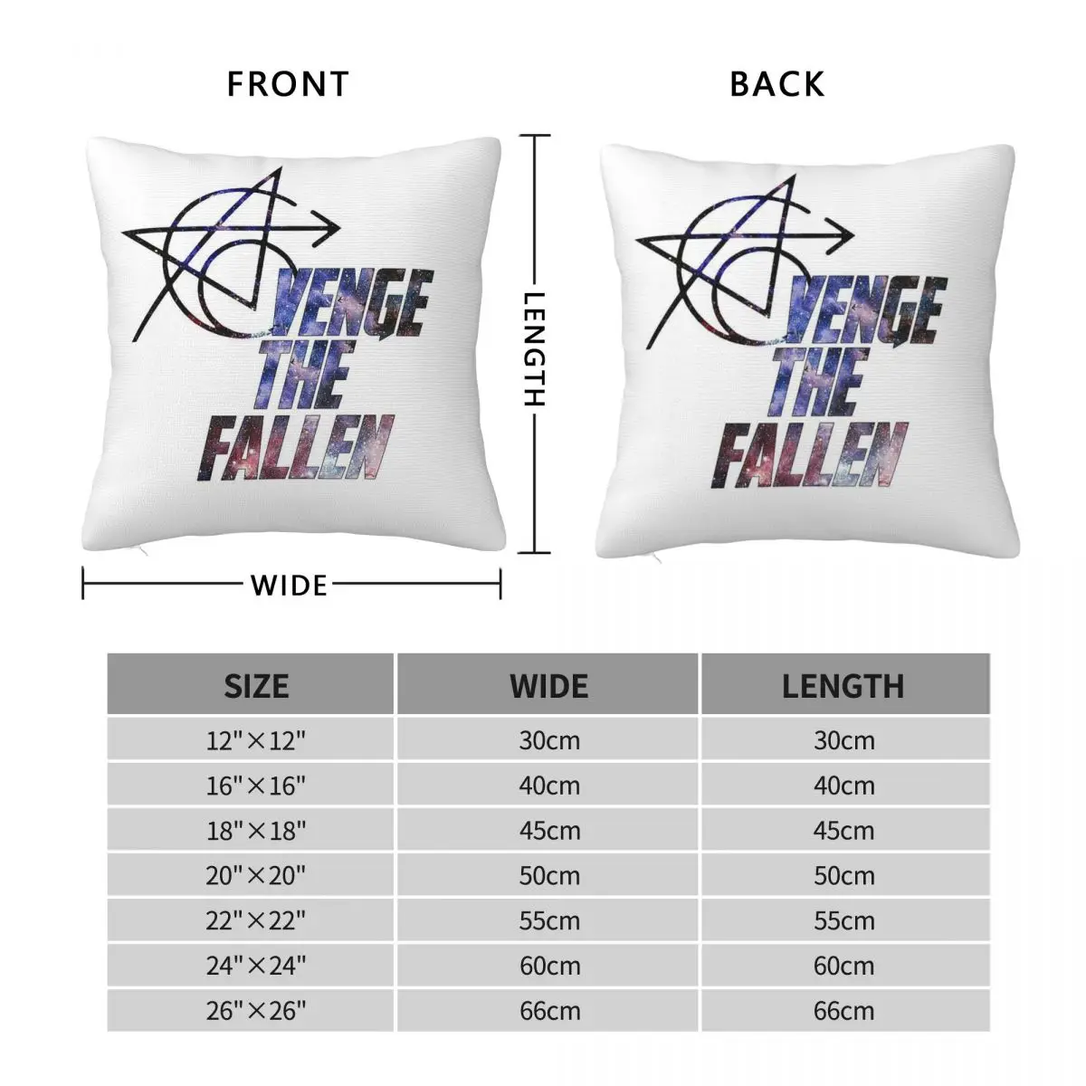 HammerFall Avenge The Fallen Pillowcase Polyester Linen Velvet Printed Zip Decor Pillow Case Sofa Cushion Cover