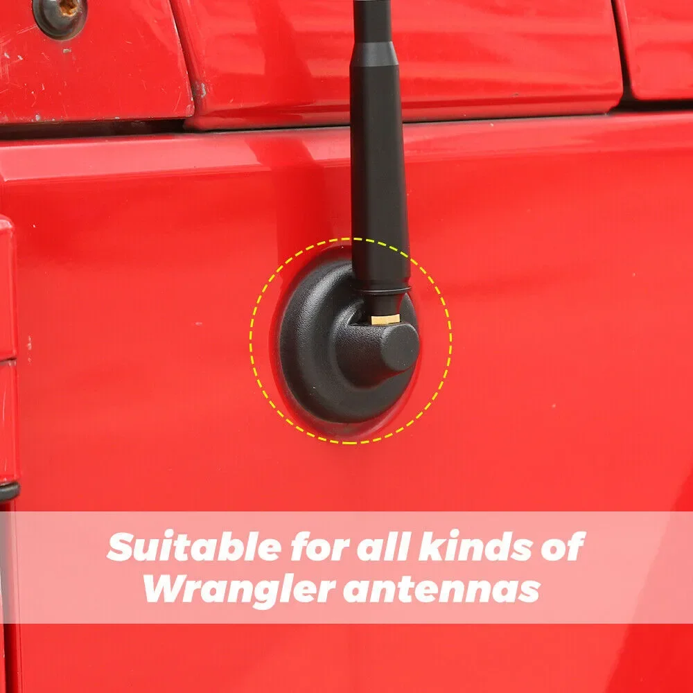 

Radio Antenna Base Cover Trim Decor Cover Front/Left Decor Direct Replacement Radio Trim ABS Plastic Accessories