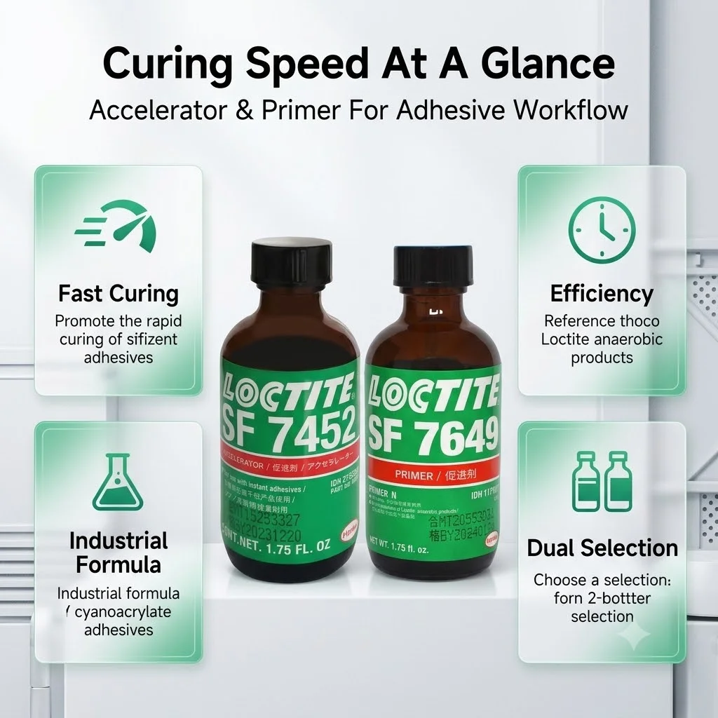 Loctite SF7452 SF7649 Rapid Fixturing Accelerator 1.75 Oz for Cyanoacrylate Instant Adhesive Original