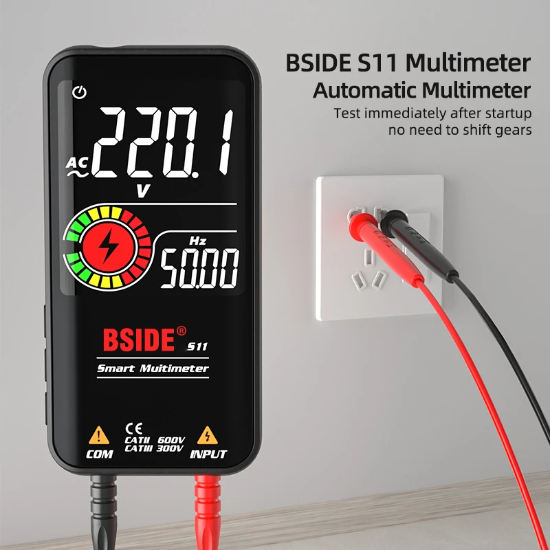 BSIDE S11 S20 S10 A10 Portable Smart Multimeter True RMS Auto Range NCV Live Wire Detection Electrical Test Tool