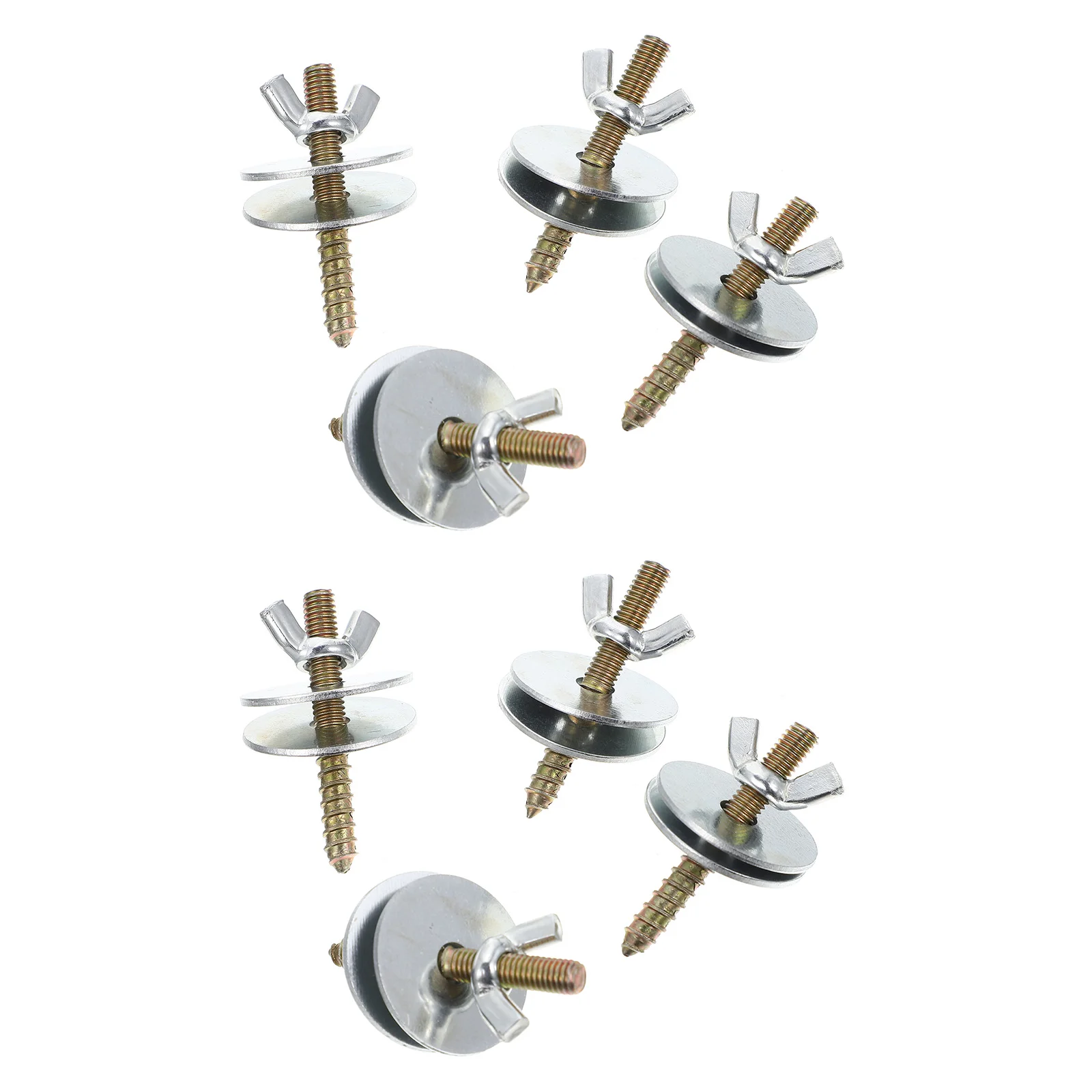 8 Sets Bird Cage Screw Screws Fix Tool Springboard Feeder Easy-to-install Metal Retaining Perch Practical