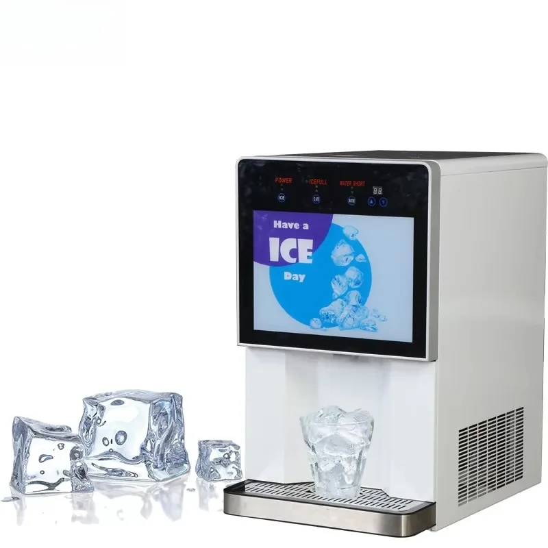 Customized Commercial Electric Self-Service Ice Maker  Machine Water Dispenser Cube Maker for Home Hotel Bar and Restaurant Use
