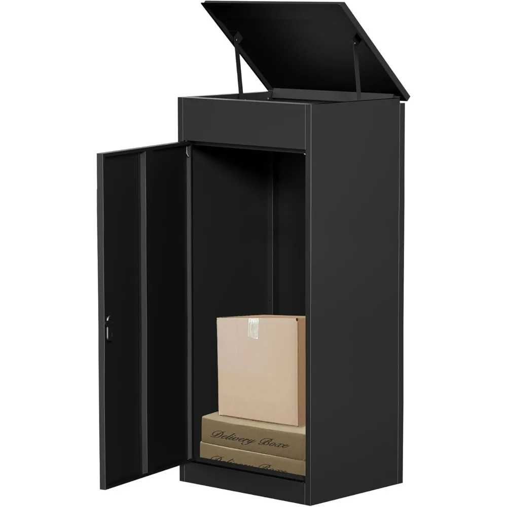 

Package Delivery Box for Porch Deck Storage Box, Waterproof Package Drop Box for Outside, Anti Theft Package Lock Box Wall Mount
