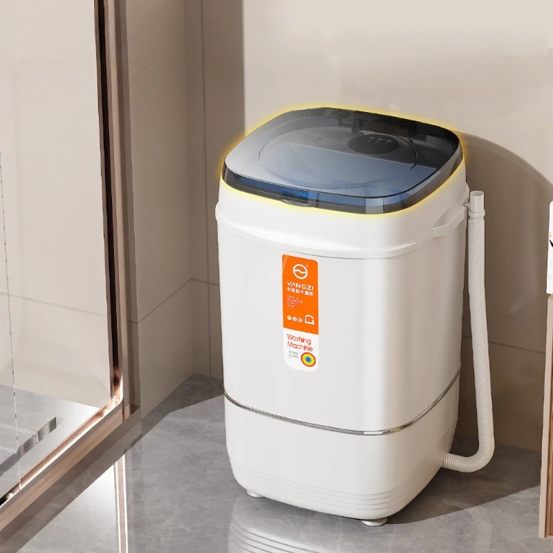 Mini Washing Machine  Portable Semi-automatic Washer Blue Light Sterilization for Home Clothes   portable washer Home Appliances