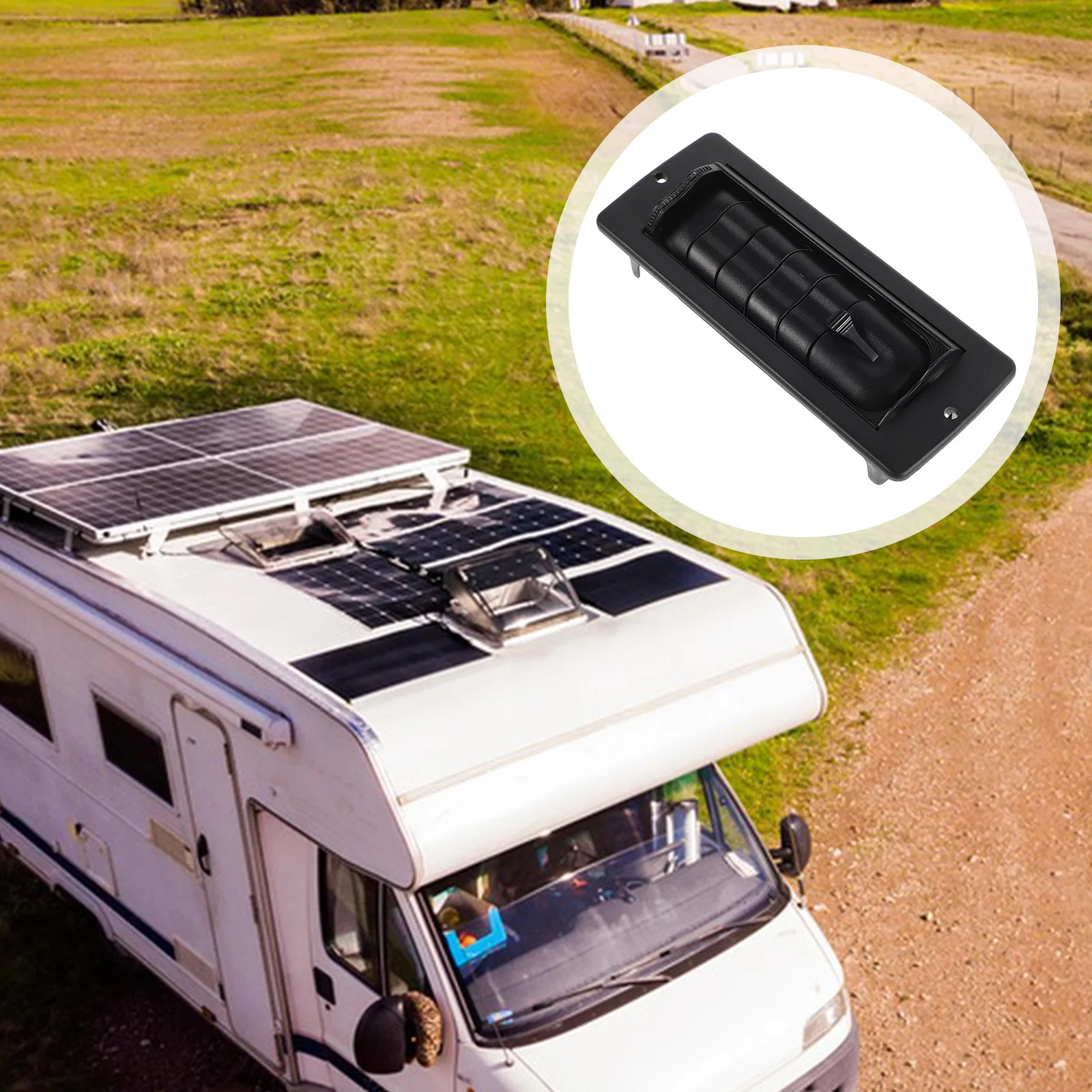 

Universal Car Boat Rv Air Conditioning Vent Outlet Plastic Cover Easy Installation Cold Warm Airflow Rv Outlet