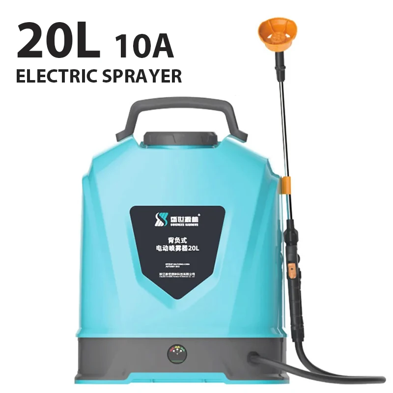

DIVEDEER 20-Liter Electric Backpack Sprayer: High-Pressure Disinfection Sprayer for Agricultural Vegetable Irrigation