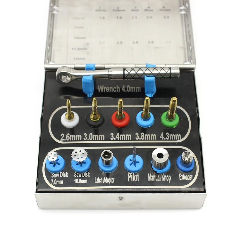 

1Set Dentistry Implant Bone Splitting Set Dental Bone Compression Kit Dental Implant Surgical Sinus Lift Expander Material Tools