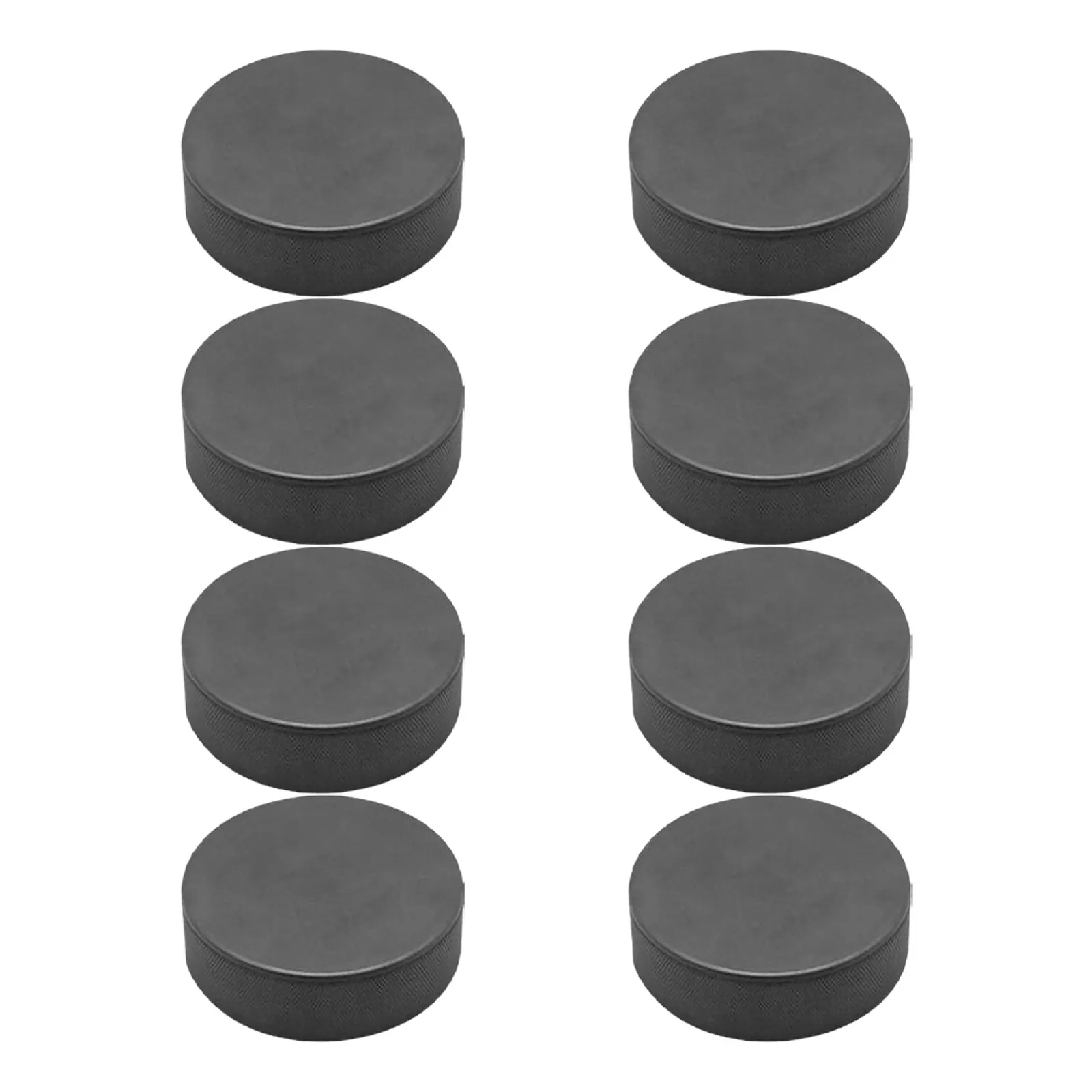 

8Pcs Black Foam Ice Hockey Pucks High Durability Training Practice Games Slap Shots Stickhandling Consistent Performance