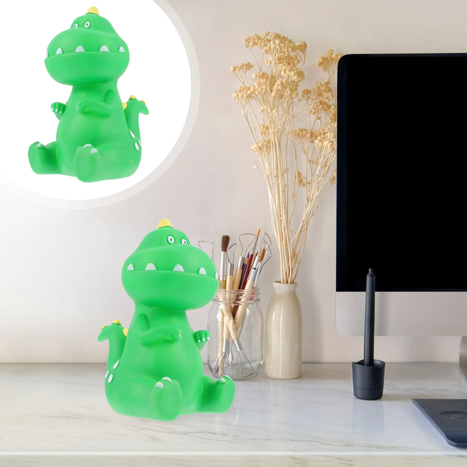 恐竜貯金箱愛らしい大きなクリエイティブな貯金箱子供用貯金箱小銭入れ装飾貯金箱誕生日プレゼント