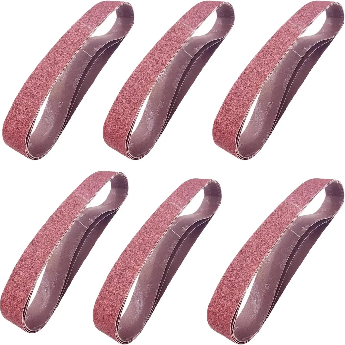 

20 Pack 1-1/2 x 30 Inch 80 Grit Sanding Belts for Pipe Tube Polisher with Aluminum Oxide for Woodworking Metal Polishing