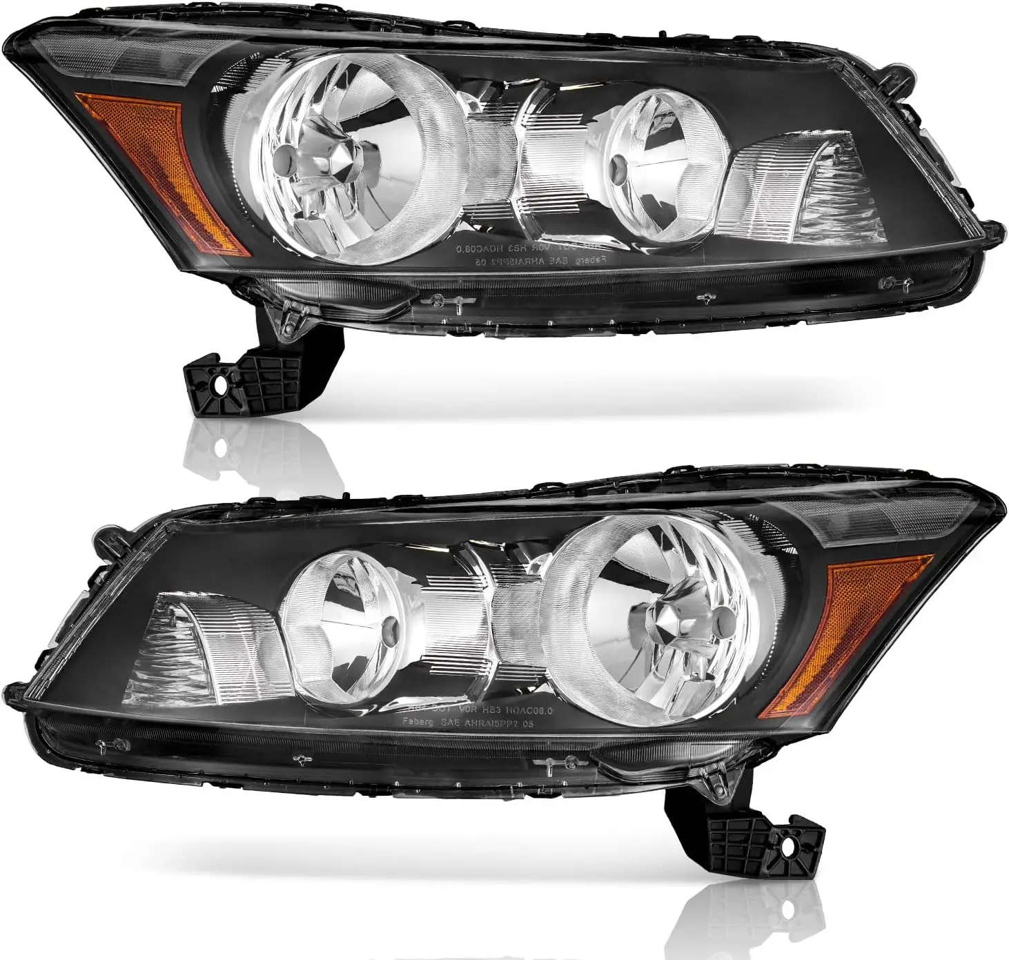 

Пара фар в сборе для Honda Accord 4Dr 2008-2012 годов, замена для 2008 2009 2010 2011 2012 Honda Accord в сборе