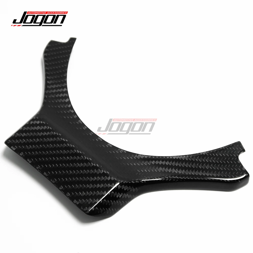 Carbon Fiber Car Interior Steering Wheel Panel Frame Button Shift Paddle Cover Trim Accessories For Lexus IS NX RC 2016-2018