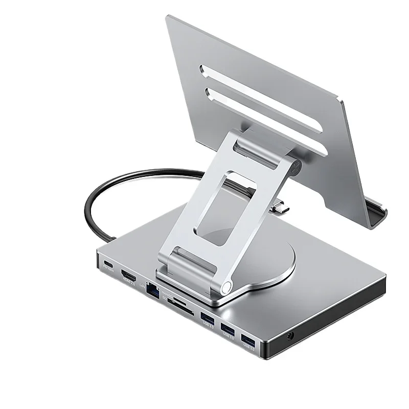 

Amazon mobile phone tablet rotating bracket docking station type-c docking station 4k60hz gigabit network port usb3.2