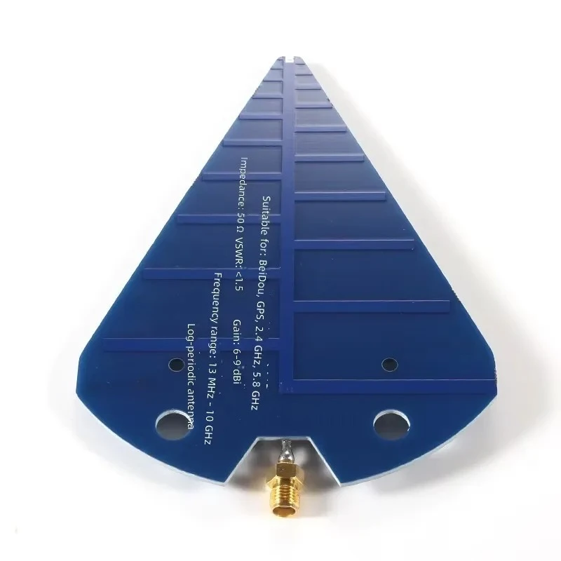 for HT5 UWB Logarithmic Periodic Antenna 1575MHz 24GHz 58GHz Image Transmission Wideband IP65 External Vertical Mount