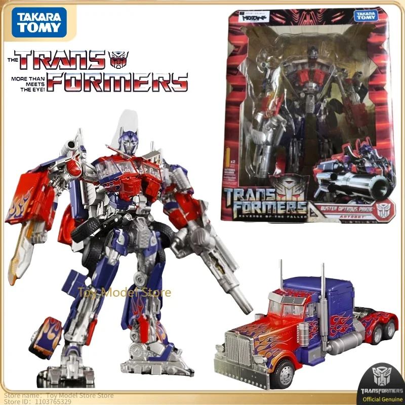 In Stock Takara Tomy Transformers Movie 2 RA-24 Optimus Prime Ko Collectible  Action Figure Models Popular Holiday Toy Car Gifts