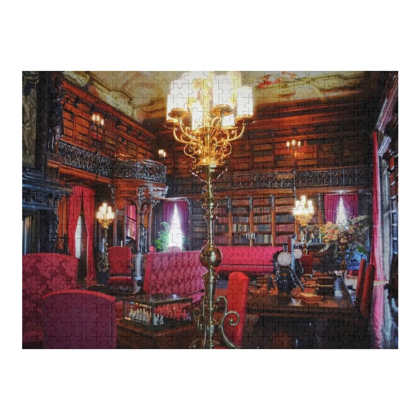 

Старый библиотечный пазл, детский пазл с индивидуальным изображением