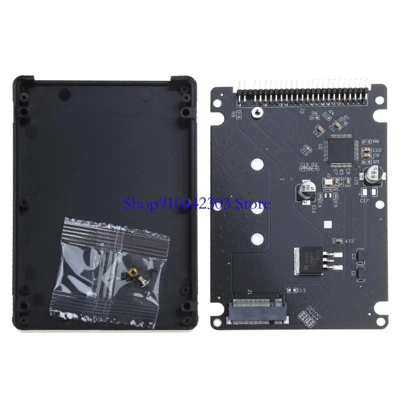 44-poliger B+M-Schlüssel NGFF M.2 SSD auf 2,5-Zoll-IDE-Konverter M.2 IDE-Adapter, unterstützt 2230 2242 2260 2280 M.2 auf IDE-Gehäuse – Detail 10