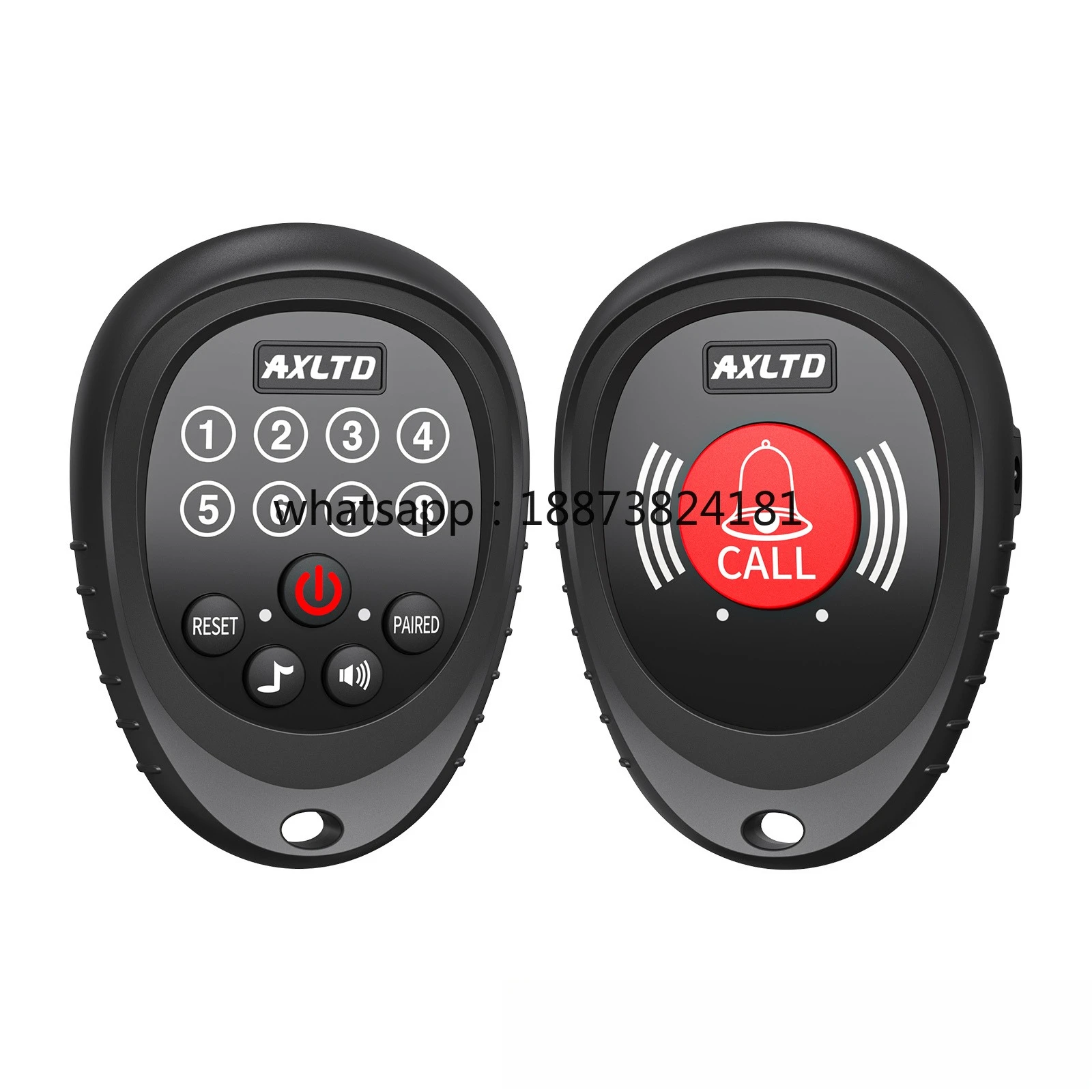 

Rechargeable Wireless Caregiver Pager Smart Call Button 1000 Ft Range Nurse Calling Alert Patient Help System fast shipping