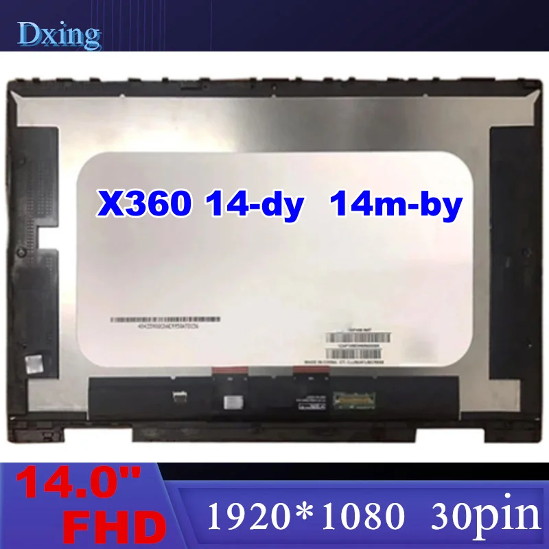 

14" LCD for HP Pavilion X360 Convertible 14-dy 14m-by LCD Display Touch Screen Digitizer Assembly Replacement Frame 1920X1080